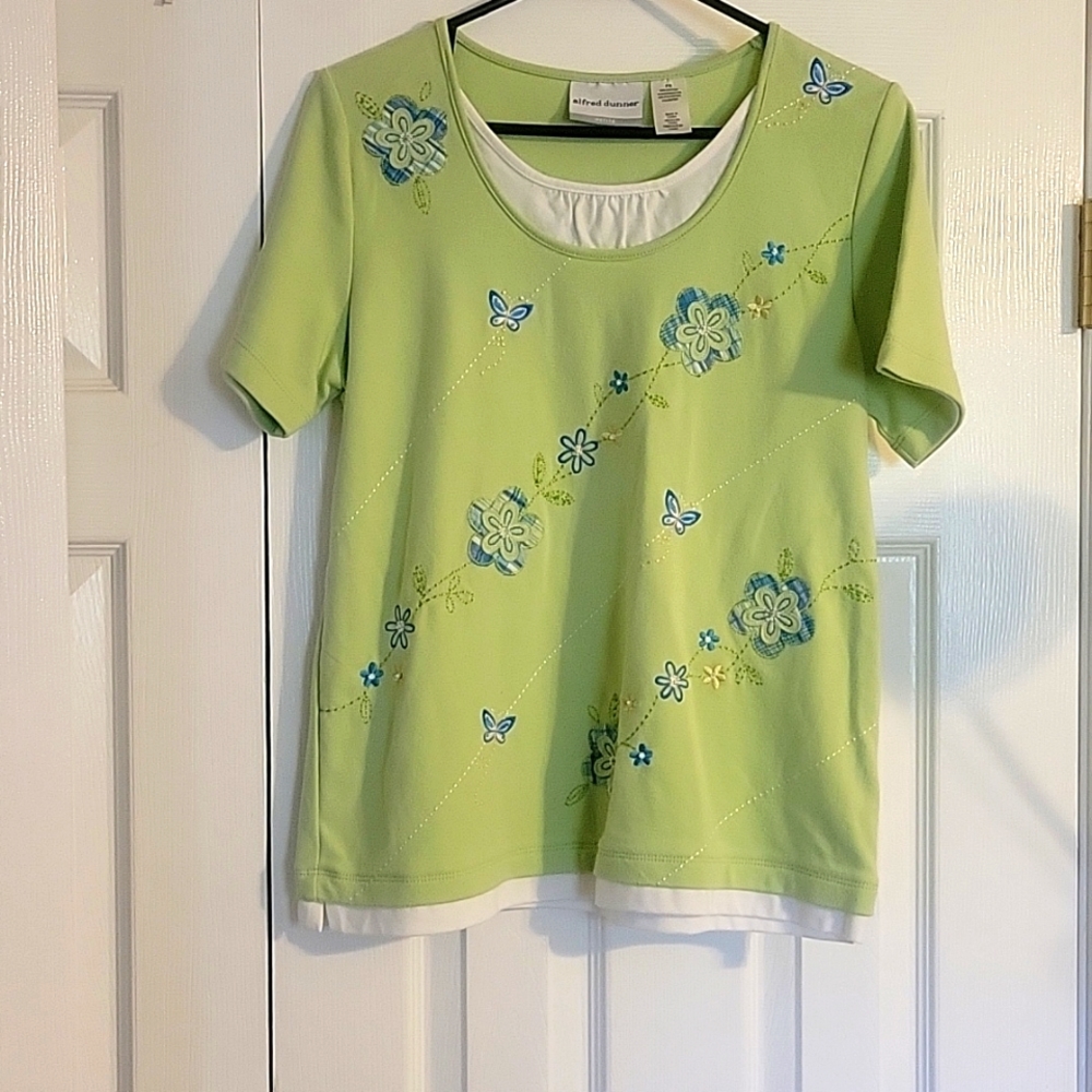 Alfred Dunner Women's Top, Size Petite Small